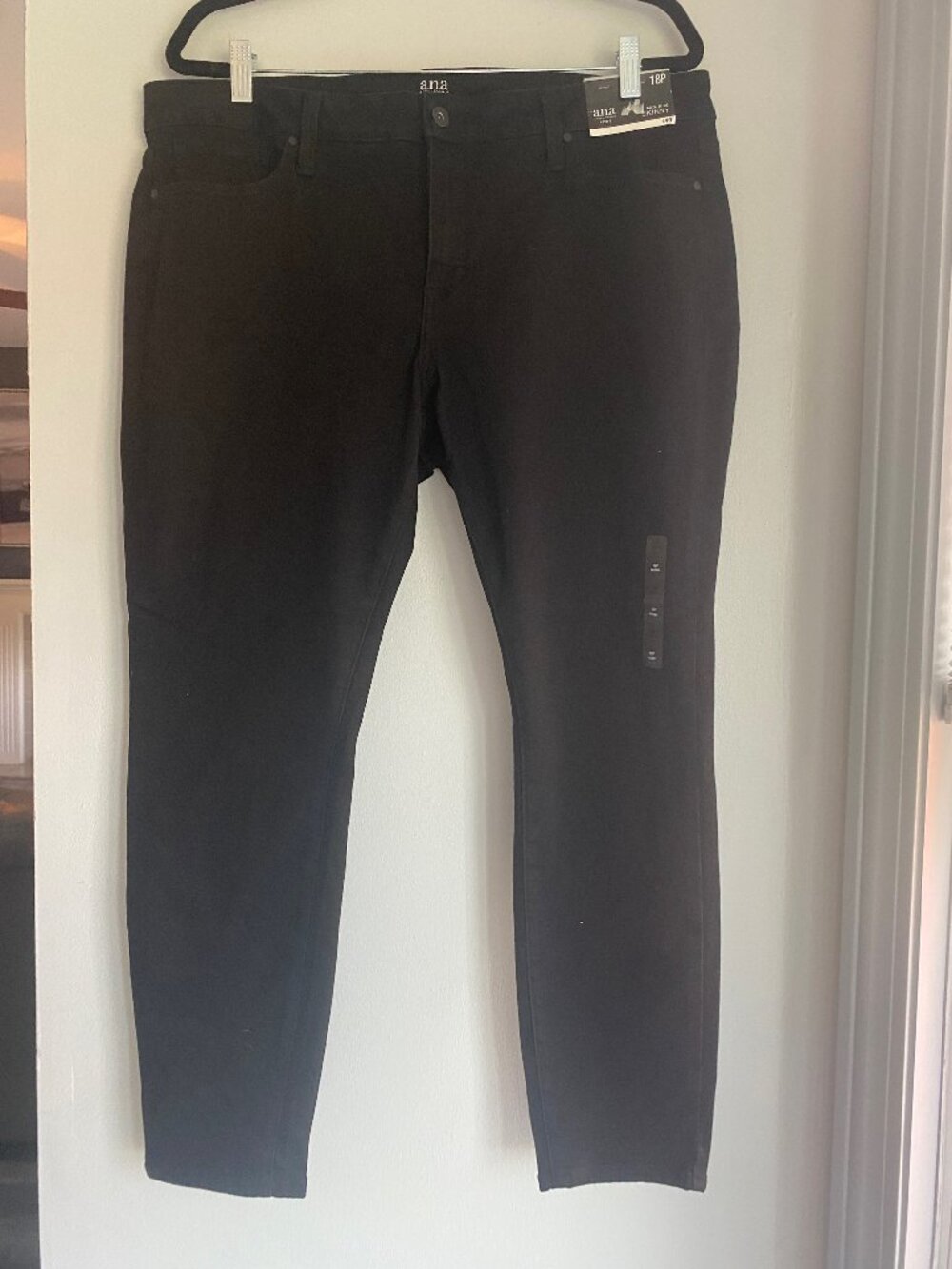 ANA A New Approach Black Mid Rise Skinny Jeans
